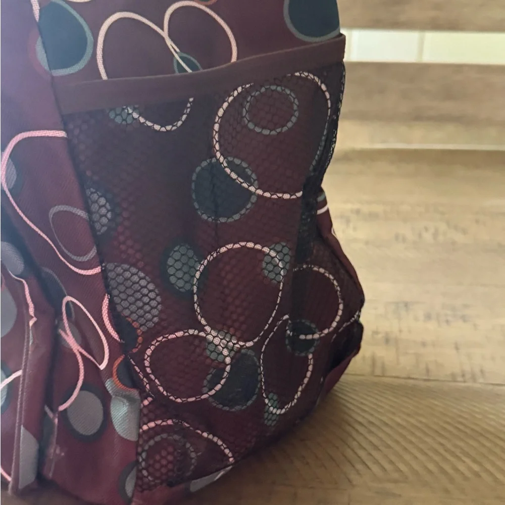 Stylish Brown Patterned Women's Bag